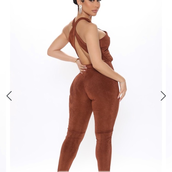 Brown jumpsuit - Picture 2 of 2